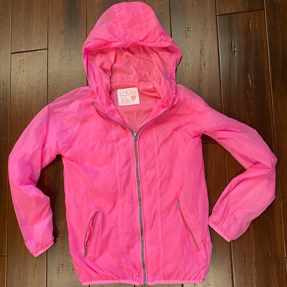 LOSAN girl windbreaker jacket size 14 y